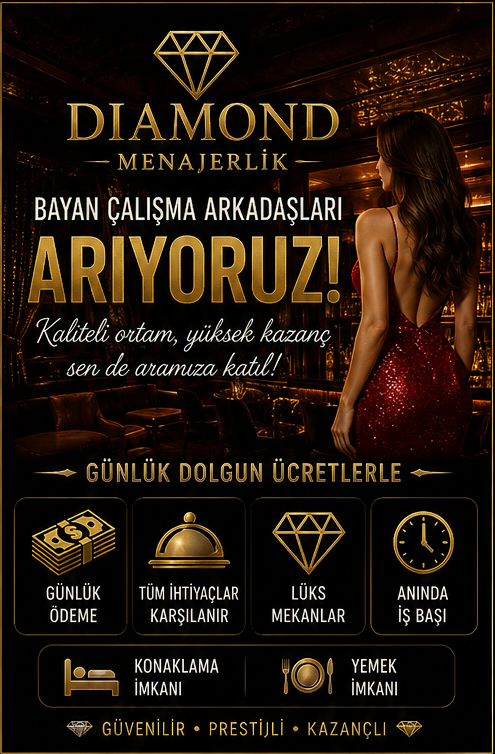 Diamond Menajerlik güncel iş fırsatları afişi 2